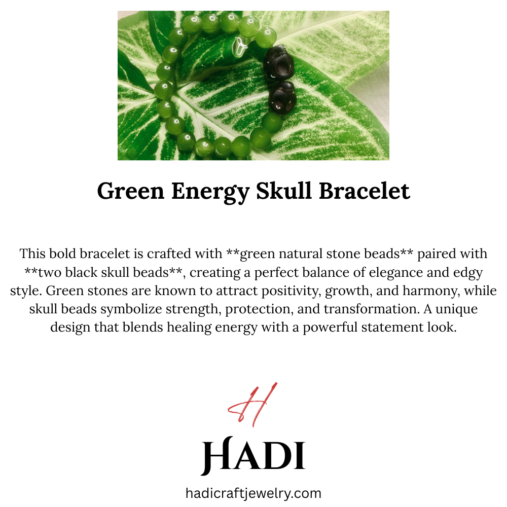 Natural Stone Bead Bracelet for Women, Boho Style Stretch Gemstone